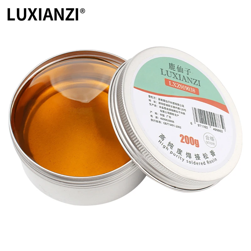 

LUXIANZI 50/100/200 г канифольная паяльная паста паяльная флюс канифольный флюс высокой чистоты для пайки SMD ремонт печатных плат Fluxo De Solda