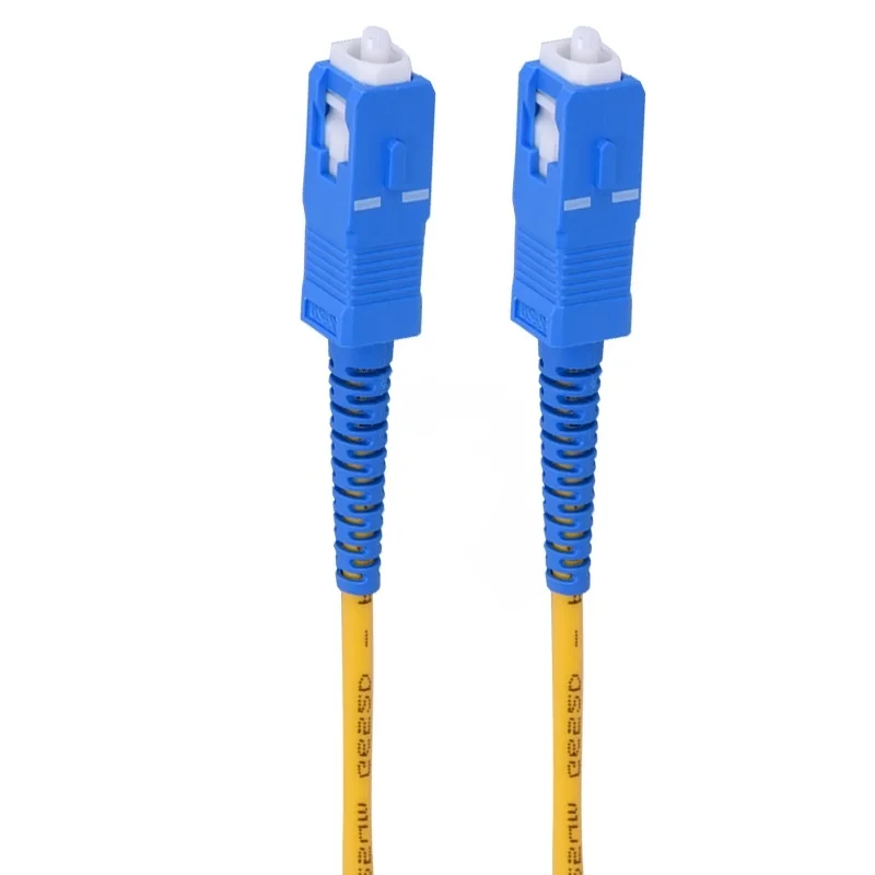 

1/1.5/2 Meter 50/100PCS SC/UPC fiber Optic Cable Pigtail Sx Core 9/125 SM Fiber Optic Pigtail 0.9mm LSZH Yellow