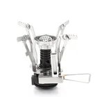 Газовая мини-плита для кемпинга, Складная газовая горелка, портативная туристическая печь высокой мощности, регулируемая энергосберегающая плита, товары для кемпинга