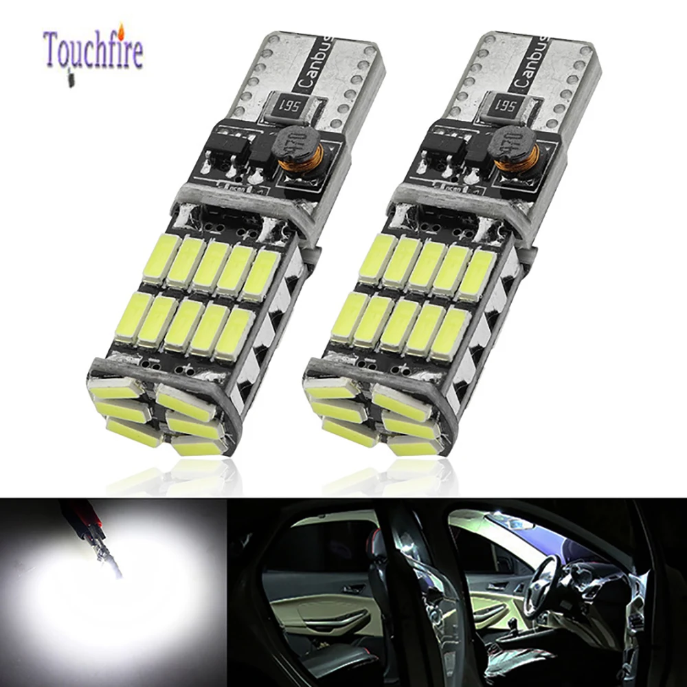 100 шт./лот LED T10 W5W 194 Canbus 4014 26SMD автомобильная лампа для чтения боковой маркер