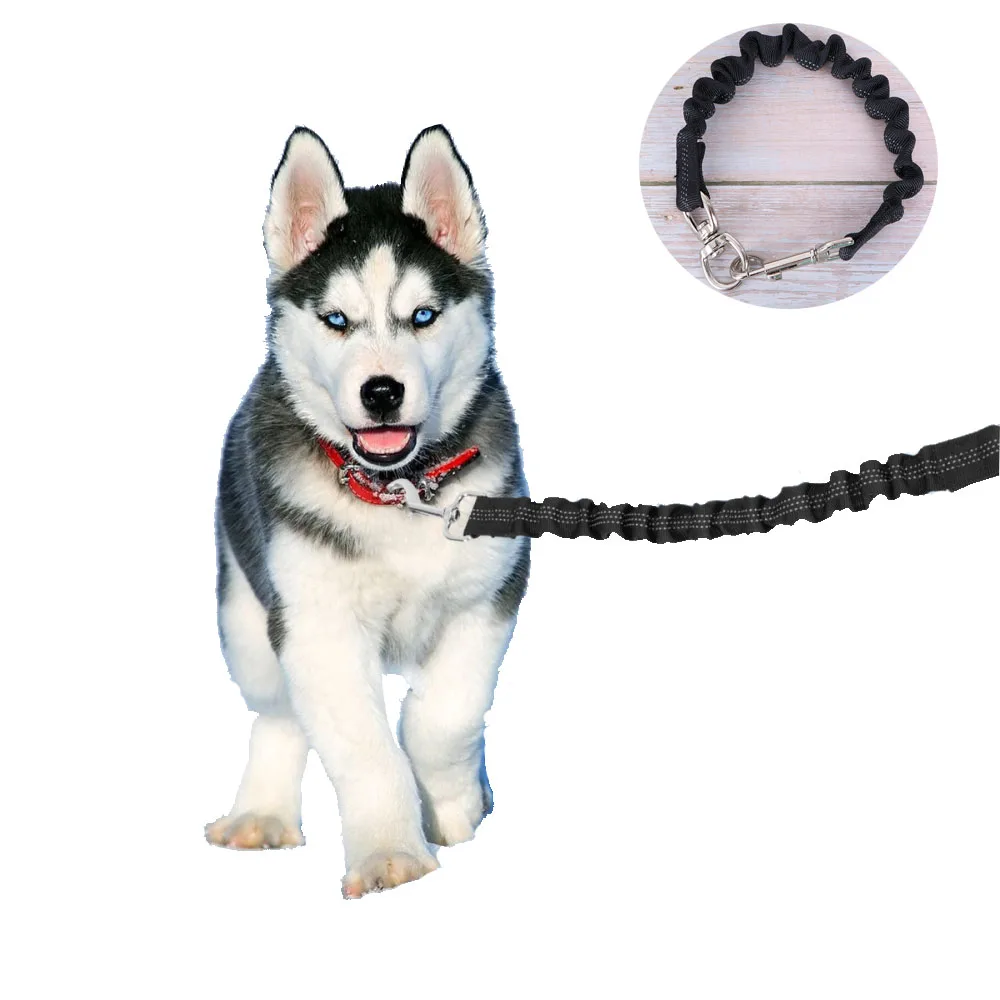 Светоотражающий нейлоновый поводок для собак сверхпрочный эластичный прогулок