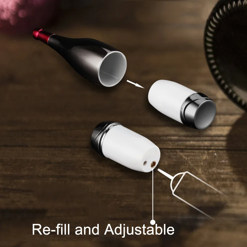 Зажигалка заправка Бутана зажигалки для бутылок красного вина креативные в