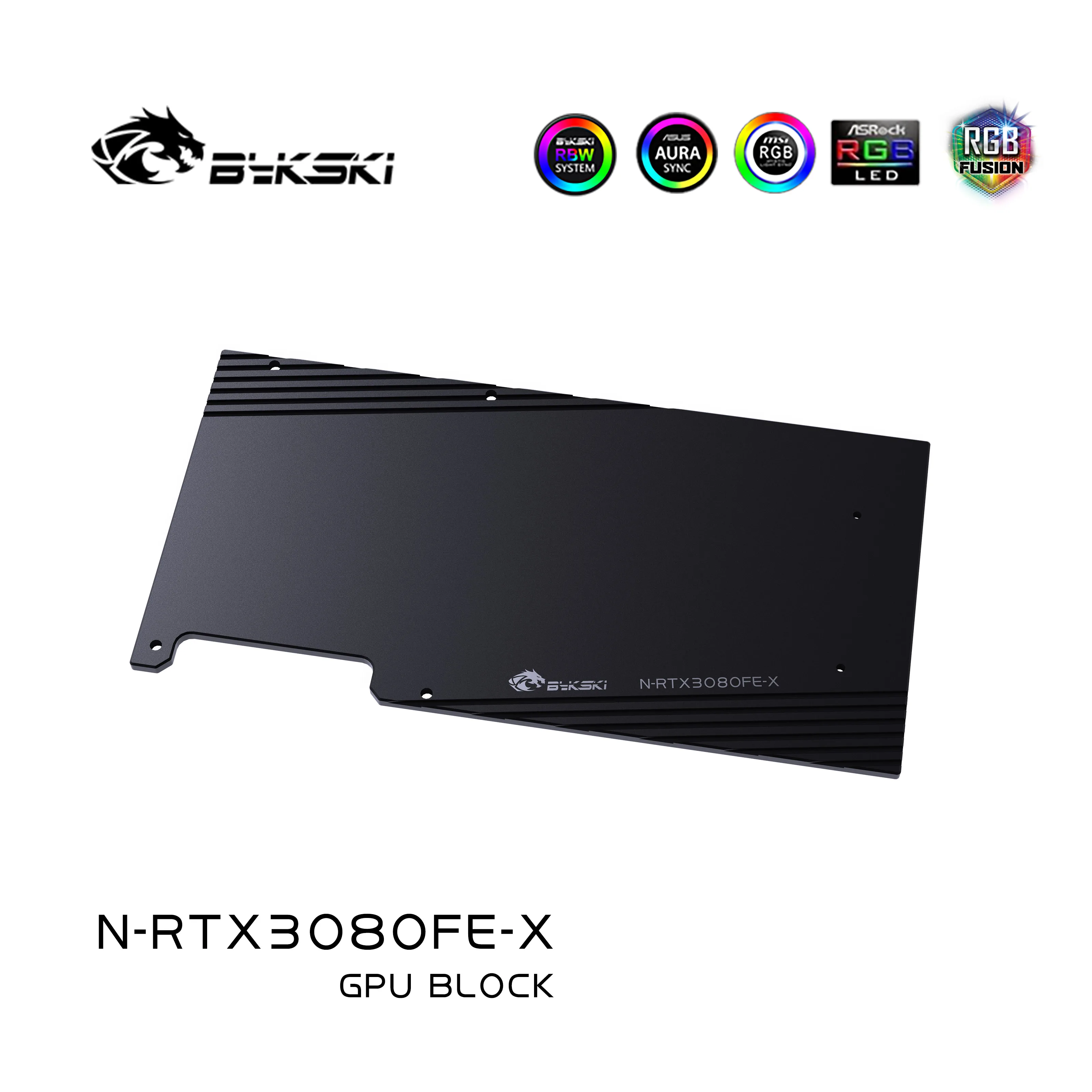 Bykski Water Block use for NVIIDIA RTX 3080 / 3080TI Founder Edition Original Version GPU Card Copper Radiator instock | Компьютеры и