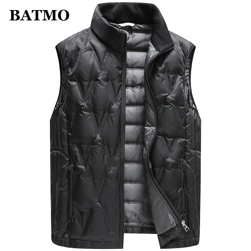 Мужской пуховой жилет BATMO, осенняя куртка на 2020 пуху, большого размера, 90%, M-4XL от AliExpress RU&CIS NEW