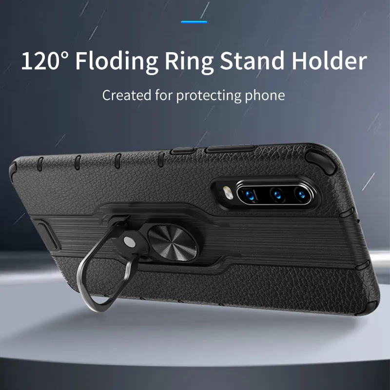 YBD Arleta кольцо держатель чехол для Huawei P30 Lite Funda Coque мягкий TPU Mate 20 Pro 20X|Бамперы| |