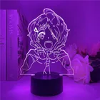 Аниме ночник WONDER EGG в приоритете, украшение для спальни, светодиодный светильник, атмосфера, прикроватный подарок для детей, манга, яйцо, 3D иллюзия, лампа