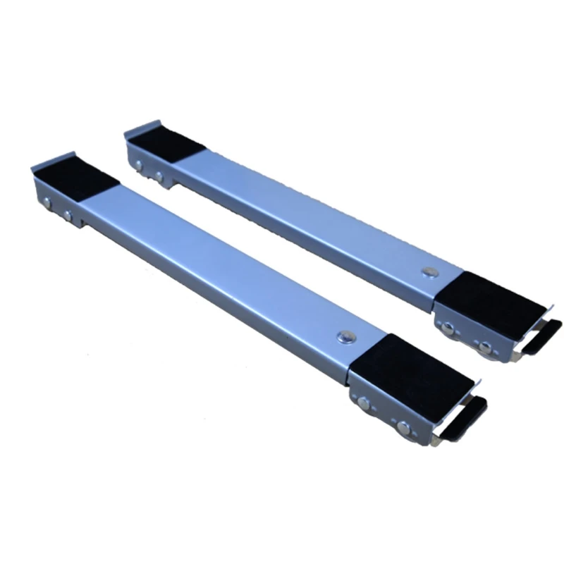 

2 Pcs Drum Washing Machine Refrigerator Mobile Base Stand Bracket Multi-functional Movable Trolley Fixed Mount Racks