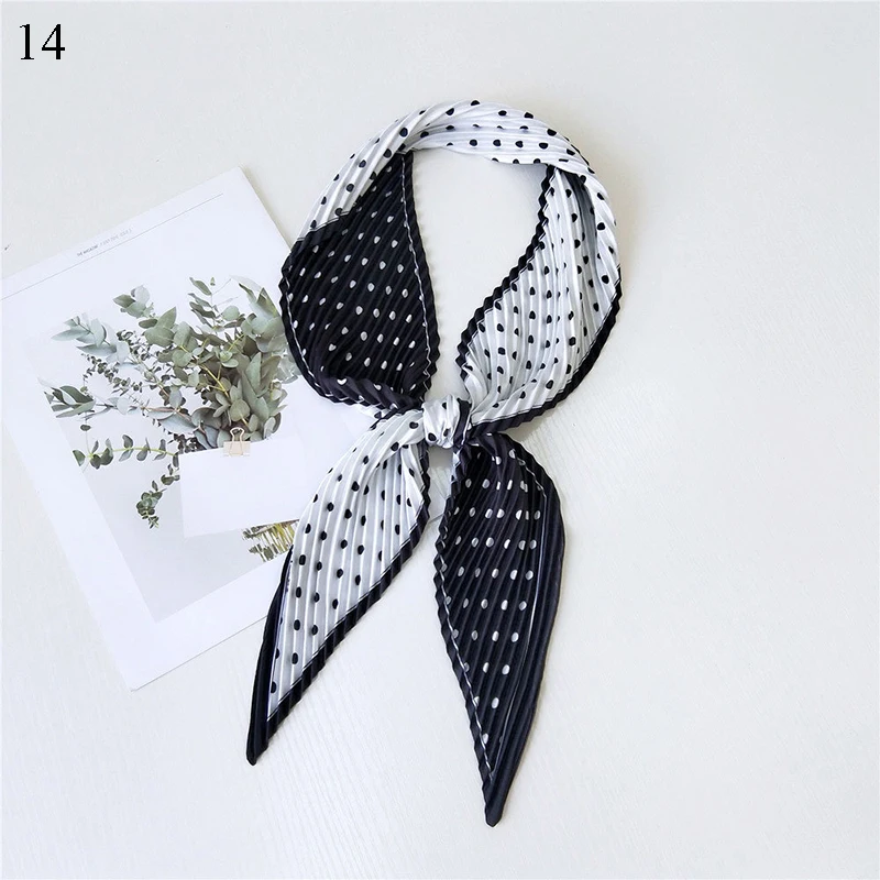 

Korean-Style Small Silk Scarf Women's Spring Autumn Narrow Fashion Long Strip Arm Bag Ribbon Neckerchief Small Ribbon