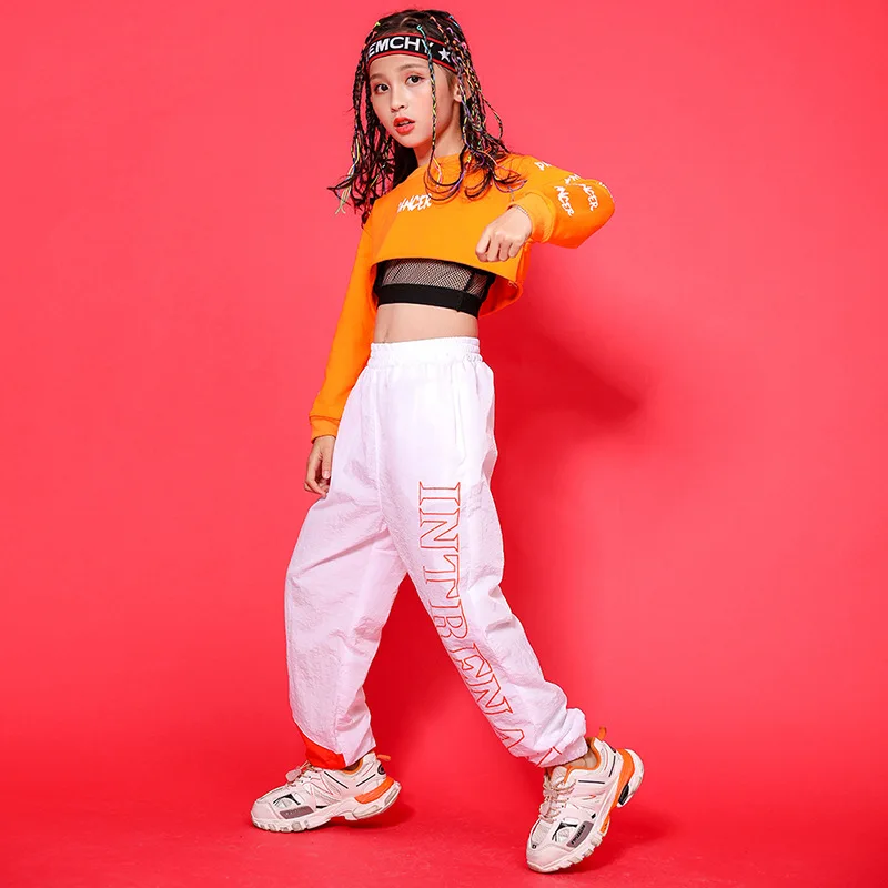 Детская одежда в стиле хип-хоп толстовка свитшот топ укороченные повседневные