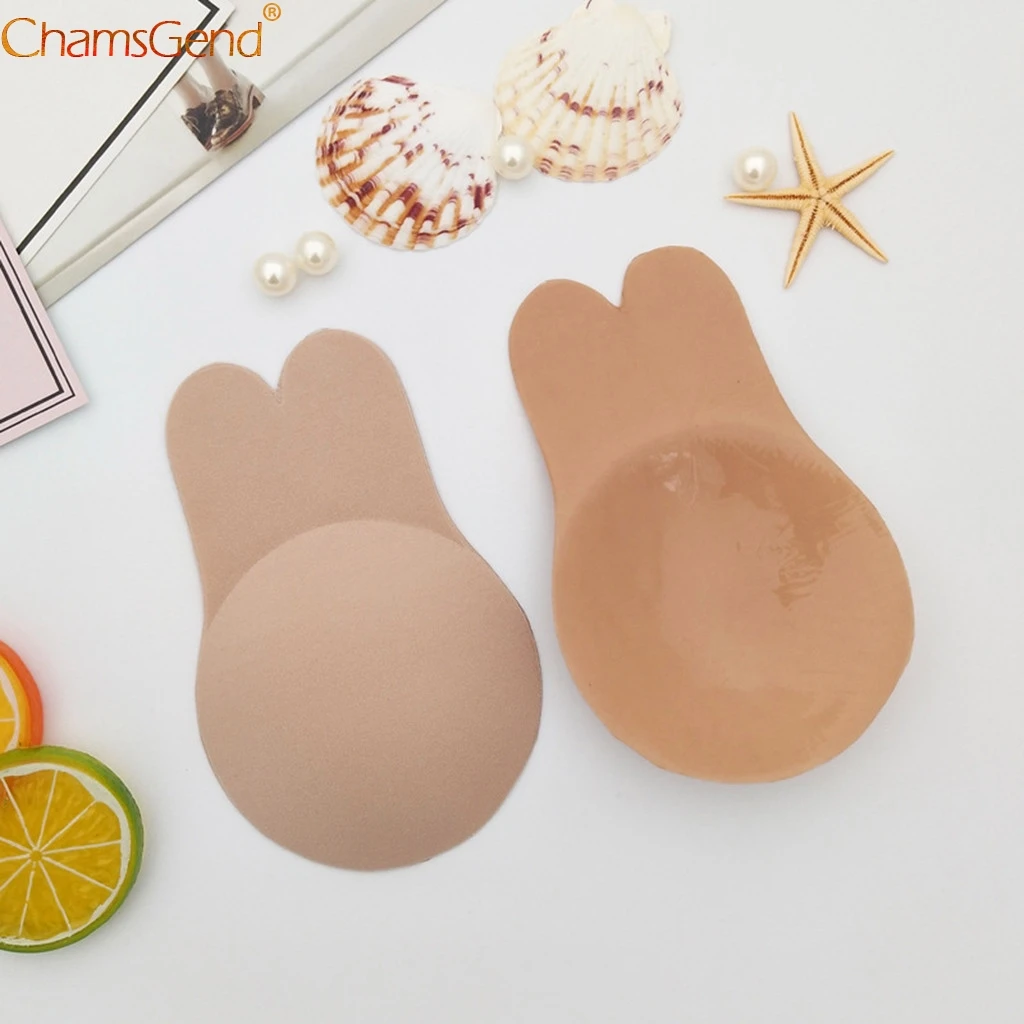 2 шт. бикини купальник для женщин горячий бюстгальтер накладки самоклеющиеся