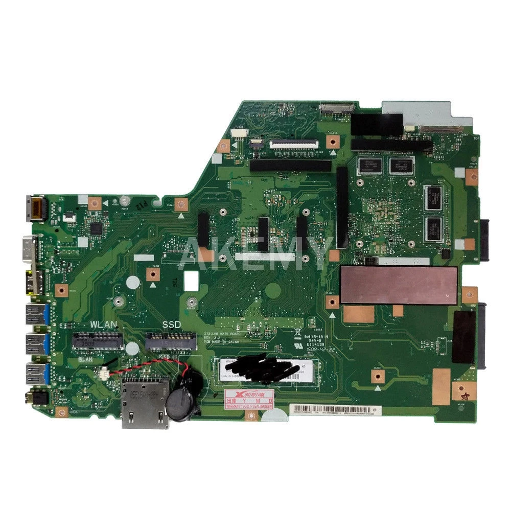 

GTX850M i7 cpu 4GB/RAM X751LK motherboard REV 2.0 For Asus X751L K751L X751LK X751LX laptop motherboard X751LK Mainboard 100% OK