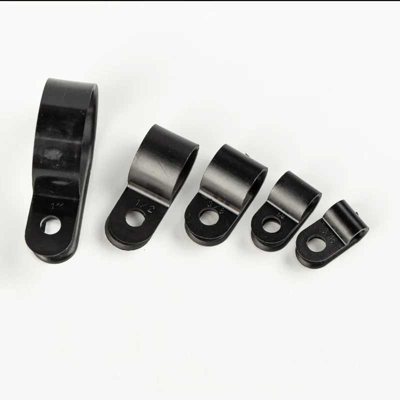 Зажимы Пластиковые для шлангов R-образные 200 шт. | Обустройство дома