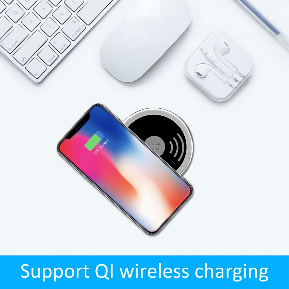 Беспроводное зарядное устройство 3 в 1 15 Вт USB Type-C | Мобильные телефоны и