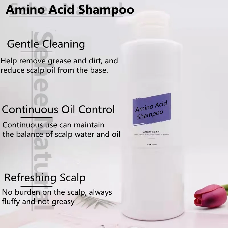 Amino Acid Shampoo Anti Hair Loss Shampoo  Oil Control Smooth Damaged Hair Repair 1000ml