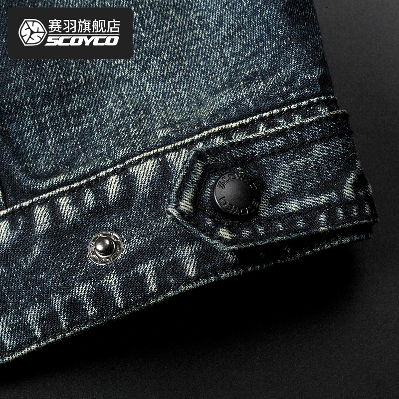 SCOYCO 21 Классические женские мотоциклетные сапожки джинсовая куртка Мужские
