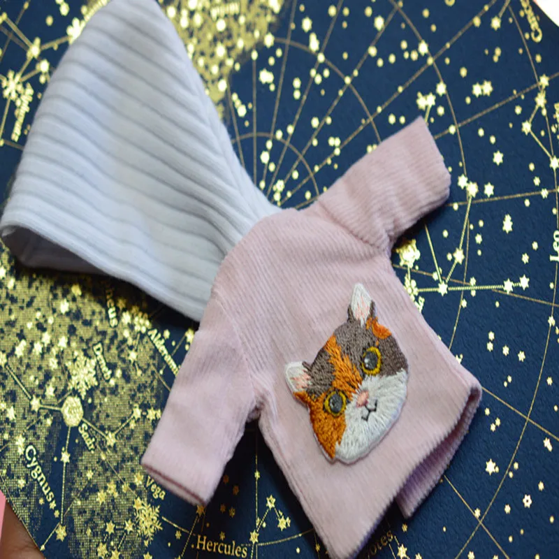 1/12 пальто с капюшоном для куклы нарядом животных Ob11 (подходит Obitsu11 BJD12 Cu пакет