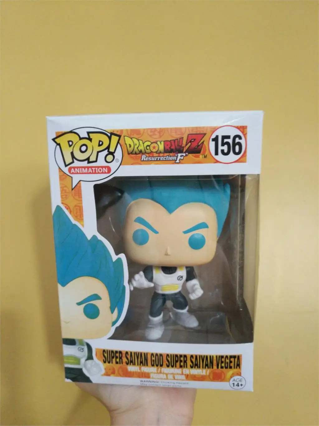 156 with box Funko Pop аниме Dragon Ball Z персонаж 10 см Милая виниловая Модель Куклы Фигурки игрушки - Цвет: 156 with box