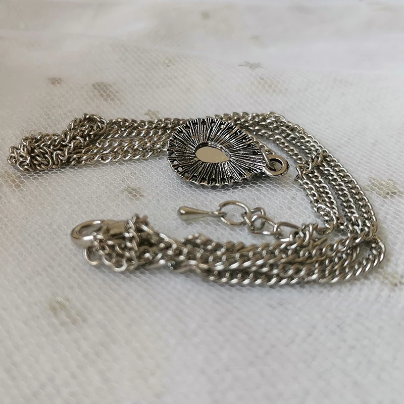 Новое модное ожерелье с двойным Рогом в форме полумесяца капли воды ювелирные