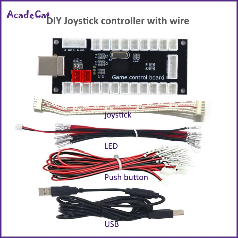 Нулевой задержкой DIY Аркады комплекты PC USB игровой джойстик