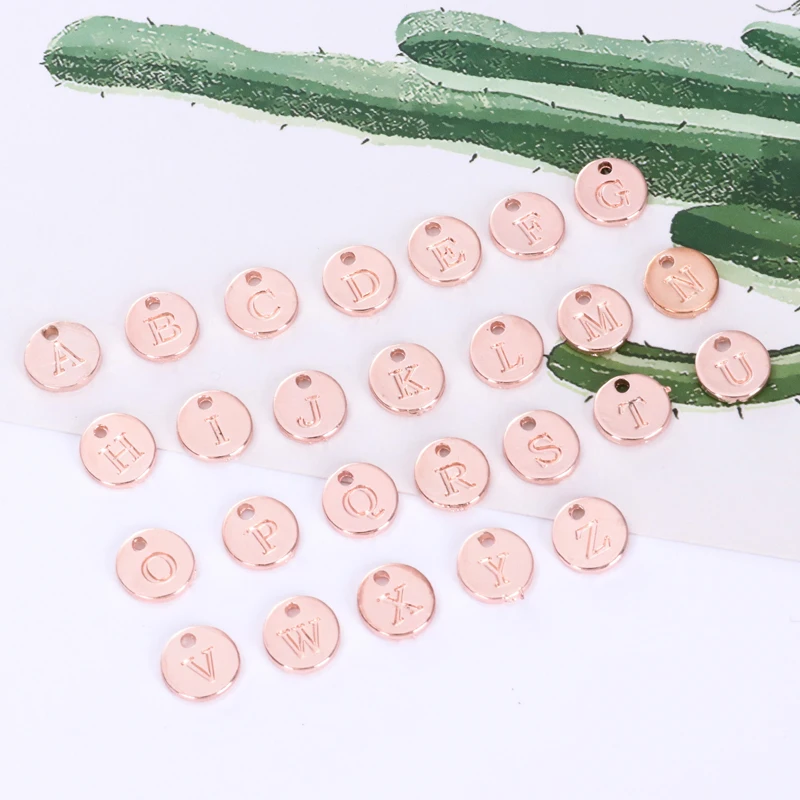 Аксессуары для ювелирных изделий подвеска в виде букв английская буква 10 мм 26