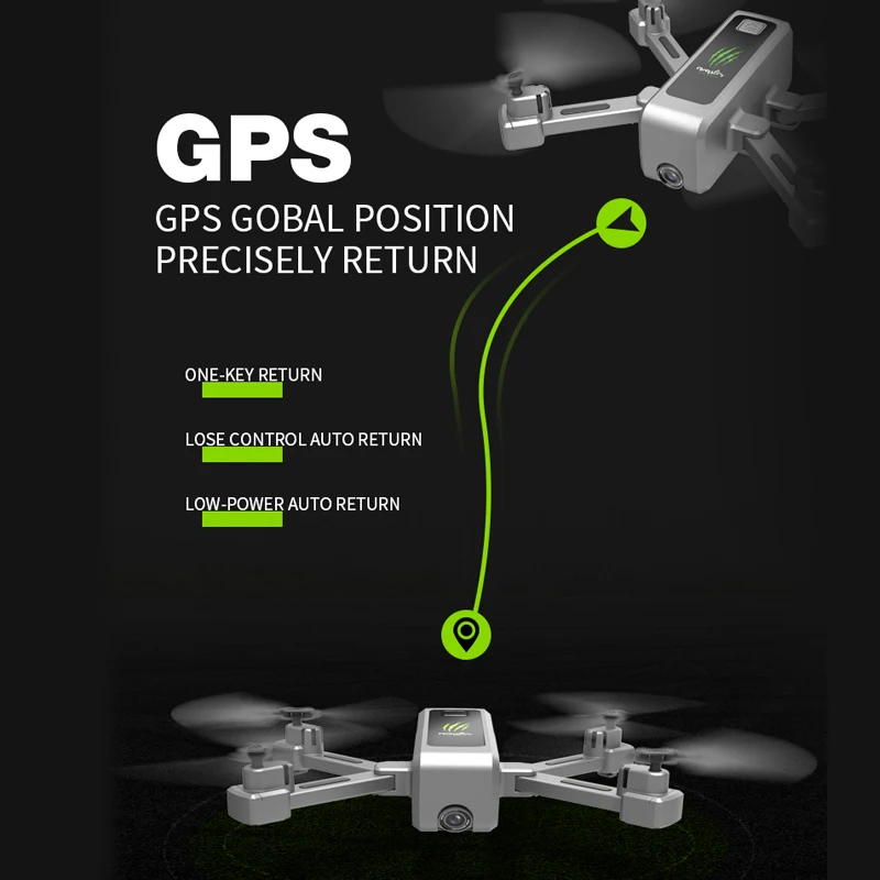 ZWN Z50 GPS Дрон с Wifi FPV 1080P 4K HD двойной камерой оптический поток RC Квадрокоптер Follow Me