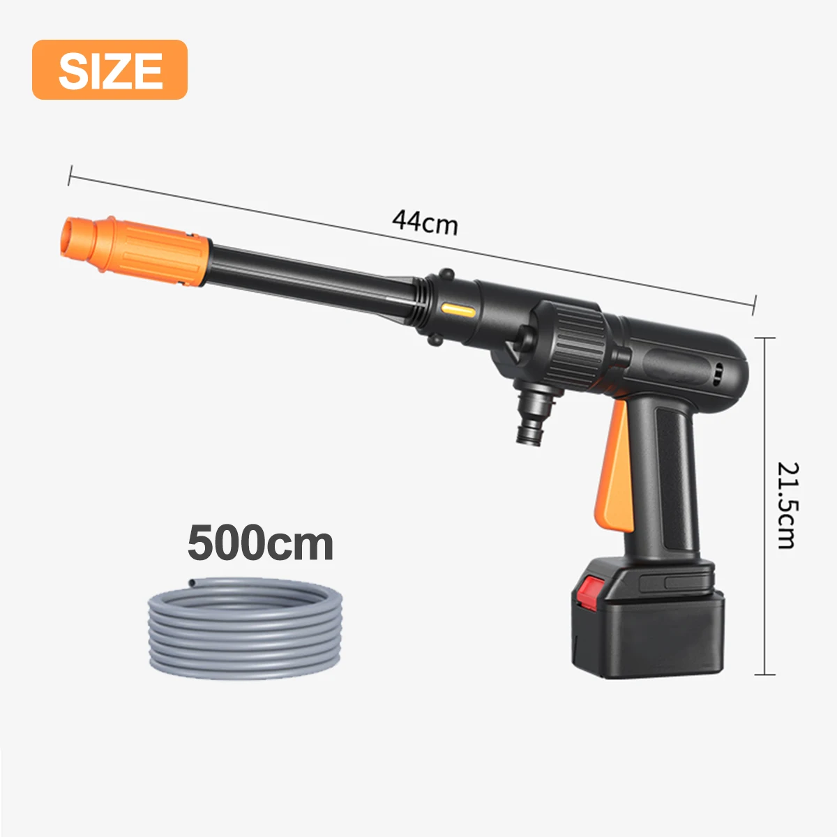 Цена Электрический пистолет высокого давления с насадкой 0-150 °, 20000 мАч, 30 бар, прокладка для стиральной машины