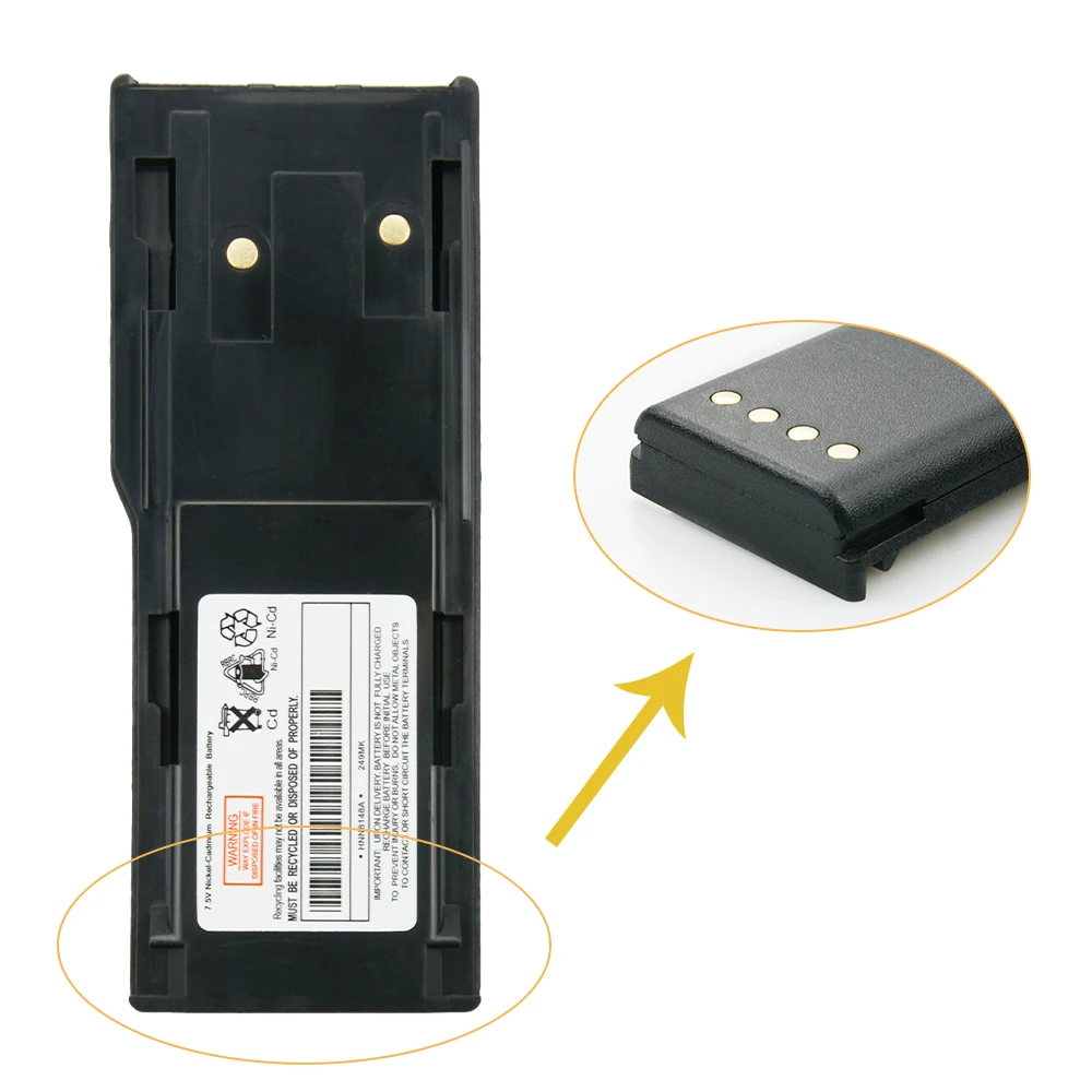 HNN8148 Батарея для Motorola радиус P110 A110 P 110 двухстороннее радио HNN8148A Ni CD 1800