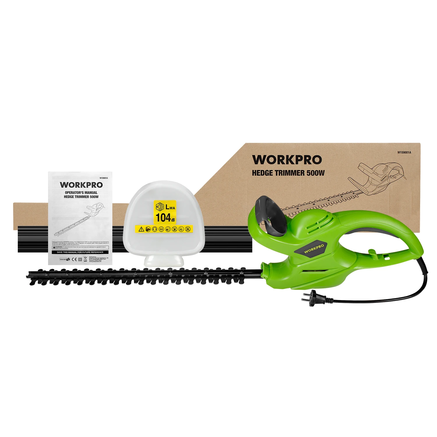 WORKPRO 500 Вт хедж триммер мощность сдвига электрический прополки сдвига бытовой секатор косилка
