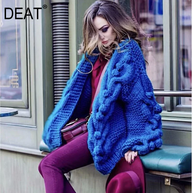 DEAT 2020 новый зимний жареный тесто твист ручной работы Толщина Фонарь рукава