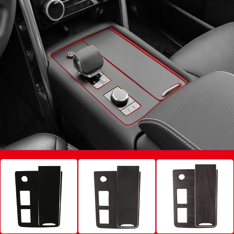 For Land Rover Discovery 5 2021-22 ABS Car Central Control Gear Panel Decorative Frame Covers Sticker Auto Interior Accessories