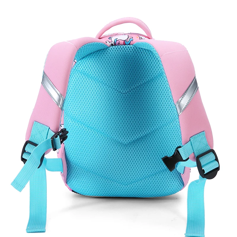 Детский Школьный рюкзак 3D мультяшный Радужный Единорог детский для маленьких