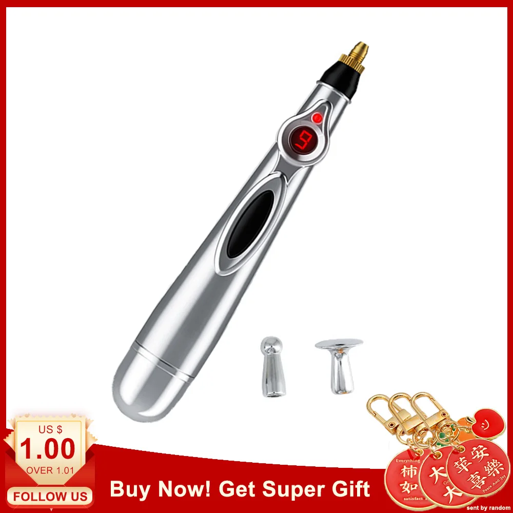 

Acupuncture Pen Body Meridian Energy Electric Meridians Laser Therapy Heal Electronic Massage Pen Relief Pain Tools Massager