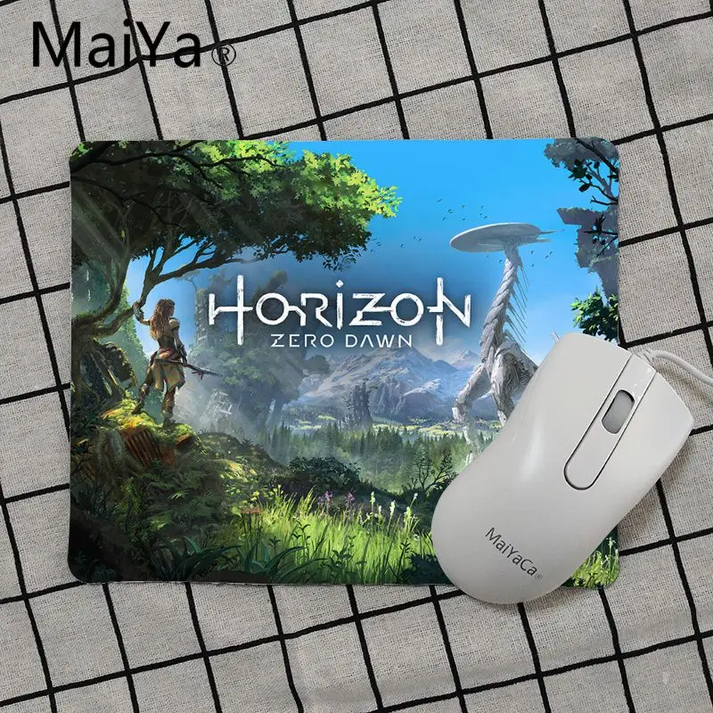 Maiya высокое качество игры Horizon Zero Dawn коврик для мыши геймерская игра коврики Лидер продаж подставка под руку мышь - Цвет: No Lock Edge18x22cm