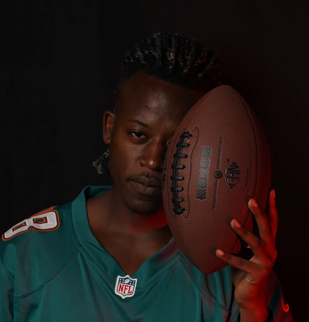 Высококачественный американский футбольный мяч из искусственной кожи Ретро