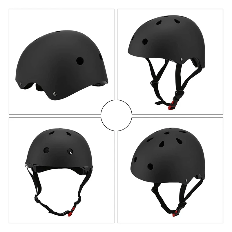 

7 Pcs Children's Helmet Pad Set Elbow Knee Wrist Pad Protective & 1set Children Knee Pads and Elbow Pads Wrist Guards