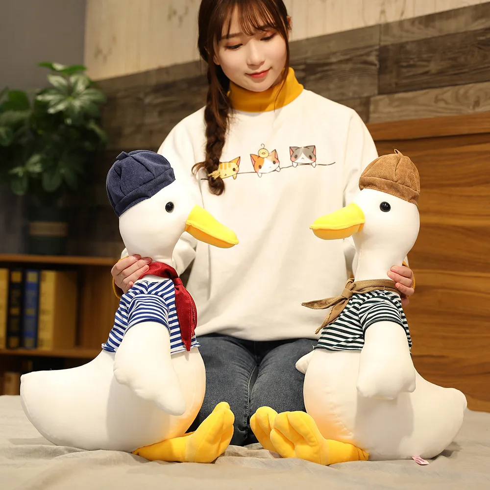Милый художник гусиная плюшевая игрушка милые животные популярная Мягкая Кукла