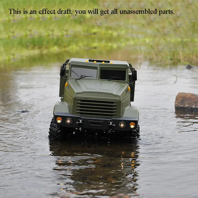 

CROSS RC модель 1/12 KC6E грузовик внедорожник военный автомобиль гусеничный 6*6 комплект двигатель металлические втулки уличные Игрушки для мальч...