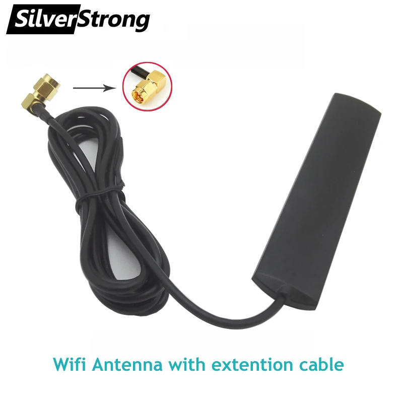 SilverStrong 1 шт. 4dbi SMA разъем антенна Wi-Fi 4G с удлинительным кабелем 2 м 4 ГГц 700-2700 МГц |