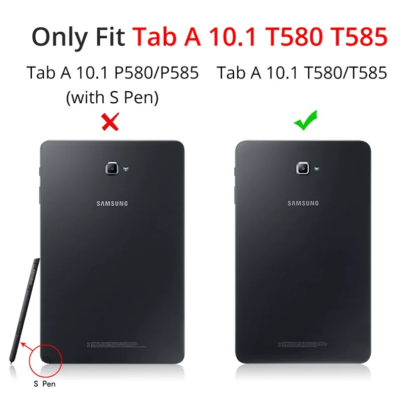 Тонкий чехол для Samsung Galaxy Tab A 10 1 2016 дюйма Магнитный планшета A6 2018 дюйма|10.1 inch|10.1 inch