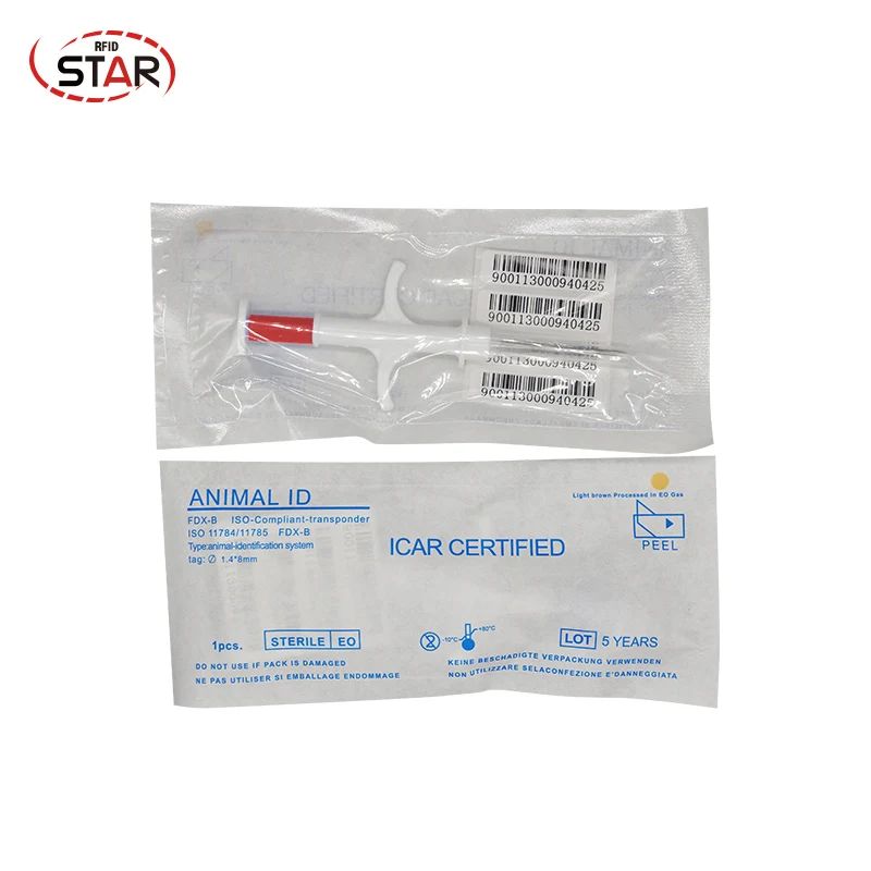 30pcs2 .12*12 1.4*8 MM rfid microchip animal mini syringe pet EM4305 FDX-B 134.2KHz RFID glass tag dog tags | Безопасность и