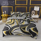 Современное стеганое одеяло простые геометрические желтые постельные принадлежности черный пододеяльник для двуспальной кровати королевы король 150