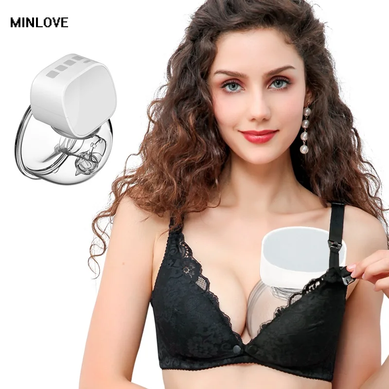 Portable Electric Breast Pump USB Chargable Silent Wearable Hands-Free Portable Milk Extractor Automatic Milker BPA Free