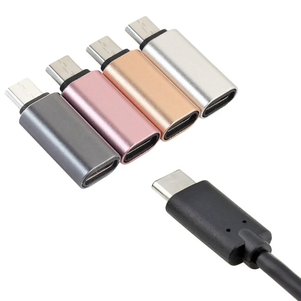 Usb type C штекер Micro-USB Женский USB-C кабель адаптер сильная передача тип-c конвертер для Android мобильного телефона