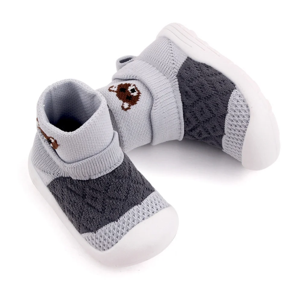 Zapatos de calcet&iacute;n antideslizantes para beb&eacute;, zapatillas transpirables de suela suave para ni&ntilde;a y ni&ntilde;o, zapatos informales para ni&ntilde;o-5