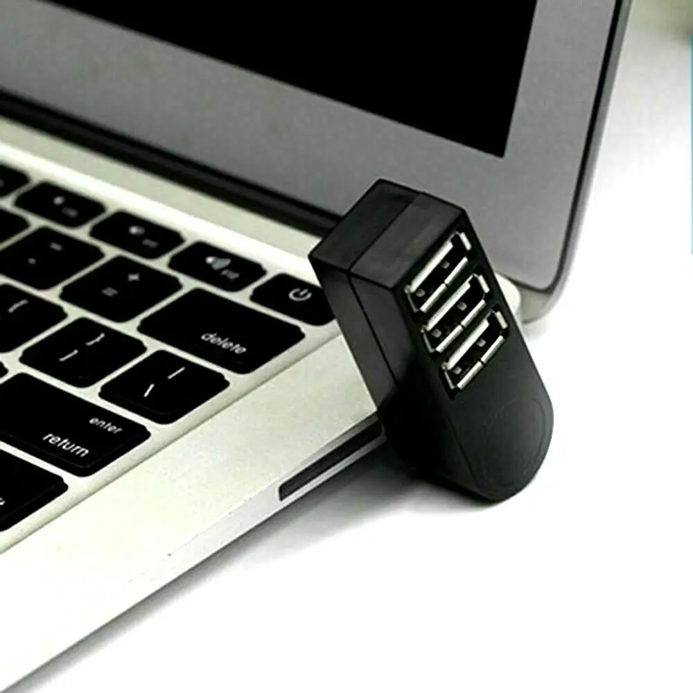 

3 Port USB HUB 2.0 High Speed Adapter Multi Splitter Expansion Desktop PC Laptop