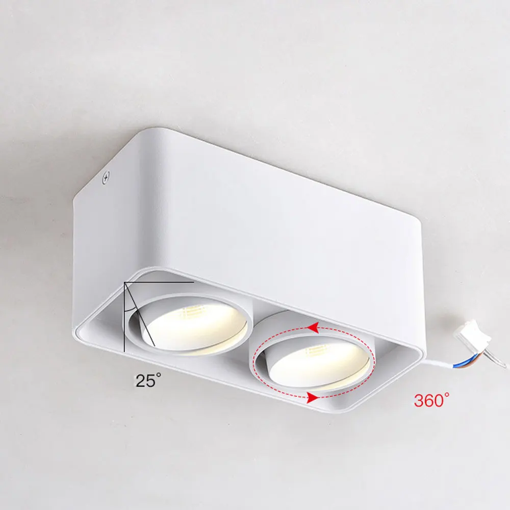Новое поступление LED COB светильник 7 Вт 10 20 поверхностного монтажа Потолочный CRI90 24