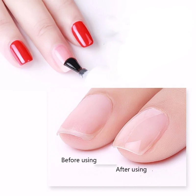 Резиновый уплотнительный слой геля для ногтей тонкое уплотнение пластиковый