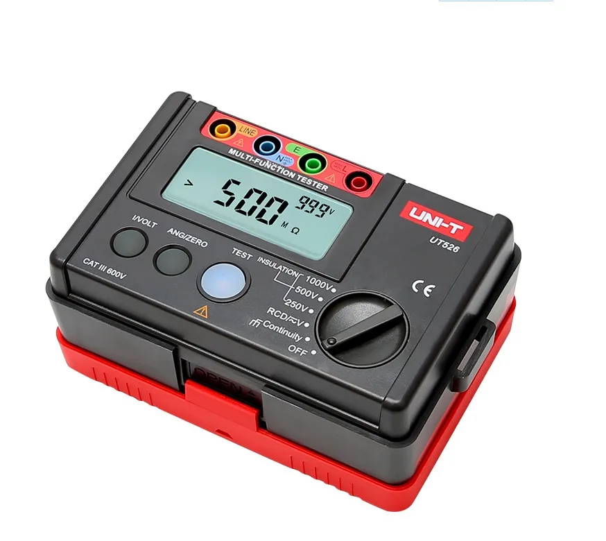 Multi-function digital electric meter Electrical Insulation Tester UT526 Earth Resistance Meter+RCD Test Machine | Инструменты