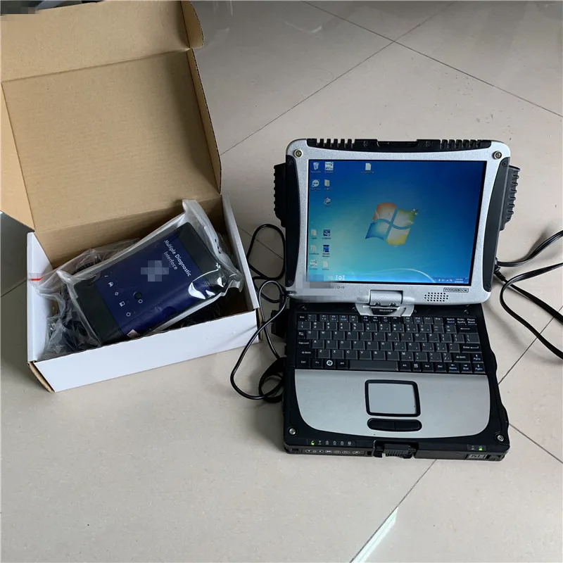 MDI множественный диагностический интерфейс для G/M MDI wifi Многоязычное программное обеспечение SSD Super in toughbook CF-19 ноутбук автоматический сканер