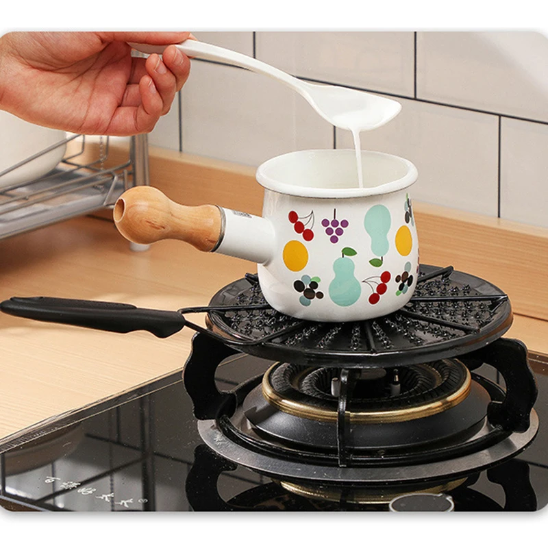 Кастрюля для молока с деревянной ручкой газовая плита Индукционная кастрюля